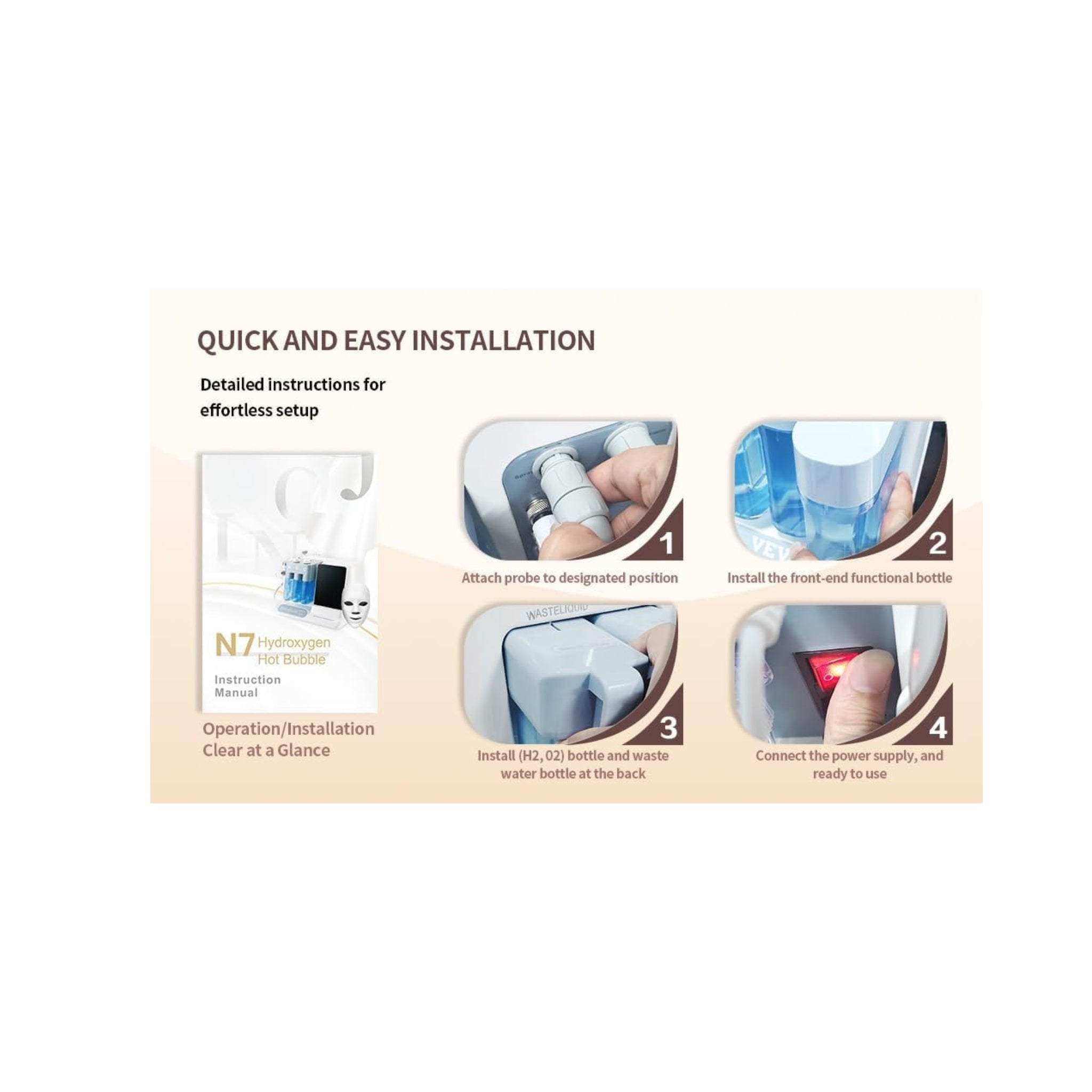 MZONG Professional 7-in-1 Hydra-Dermabrasion & LED Beauty System
