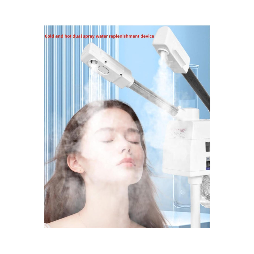 Professional 3-in-1 Facial Steamer & Magnifying Lamp Station