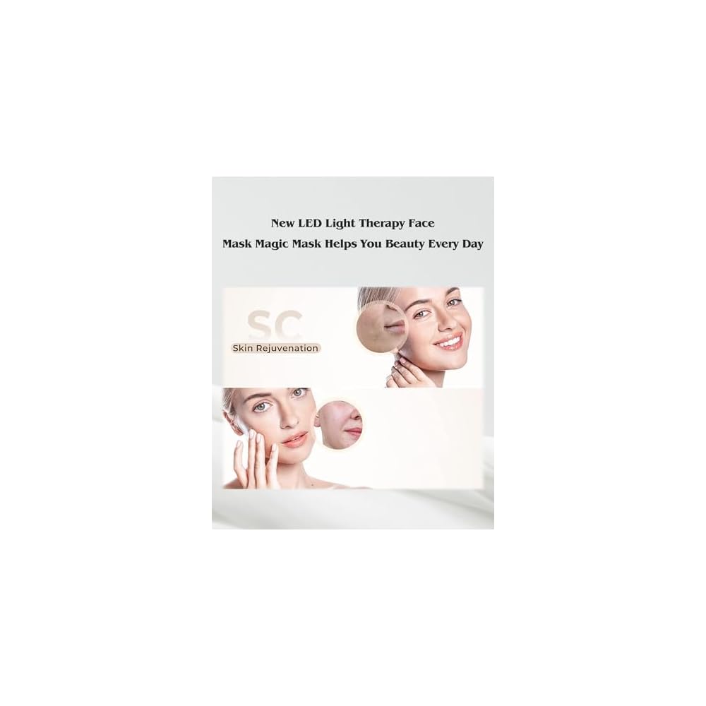 BEUWE LED Light Therapy Shield – Professional 7-Color Facial & Neck Treatment