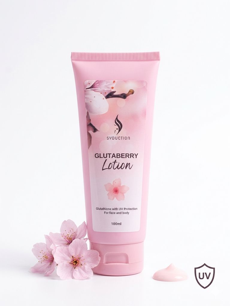 Glutaberry Brightening Lotion with Glutathione & UV Protection – 100ml