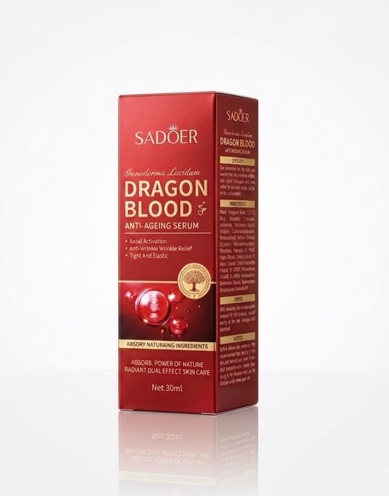 SADOER Dragon Blood Anti-Ageing Serum – with Ganoderma Lucidum (30ml)