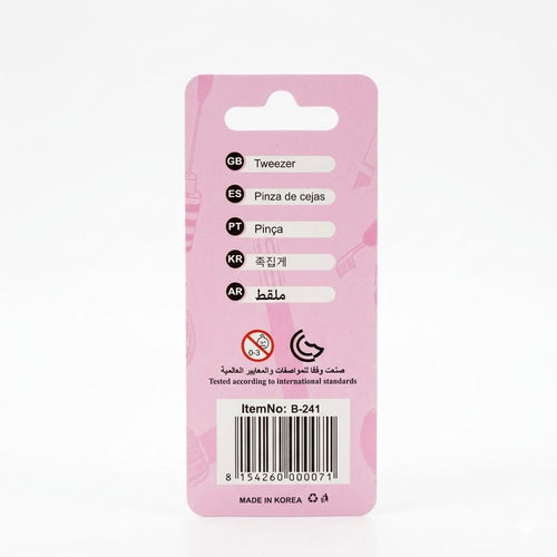 Italo Professional Slant-Tip Tweezers – Precision Brow Shaping (B-241)