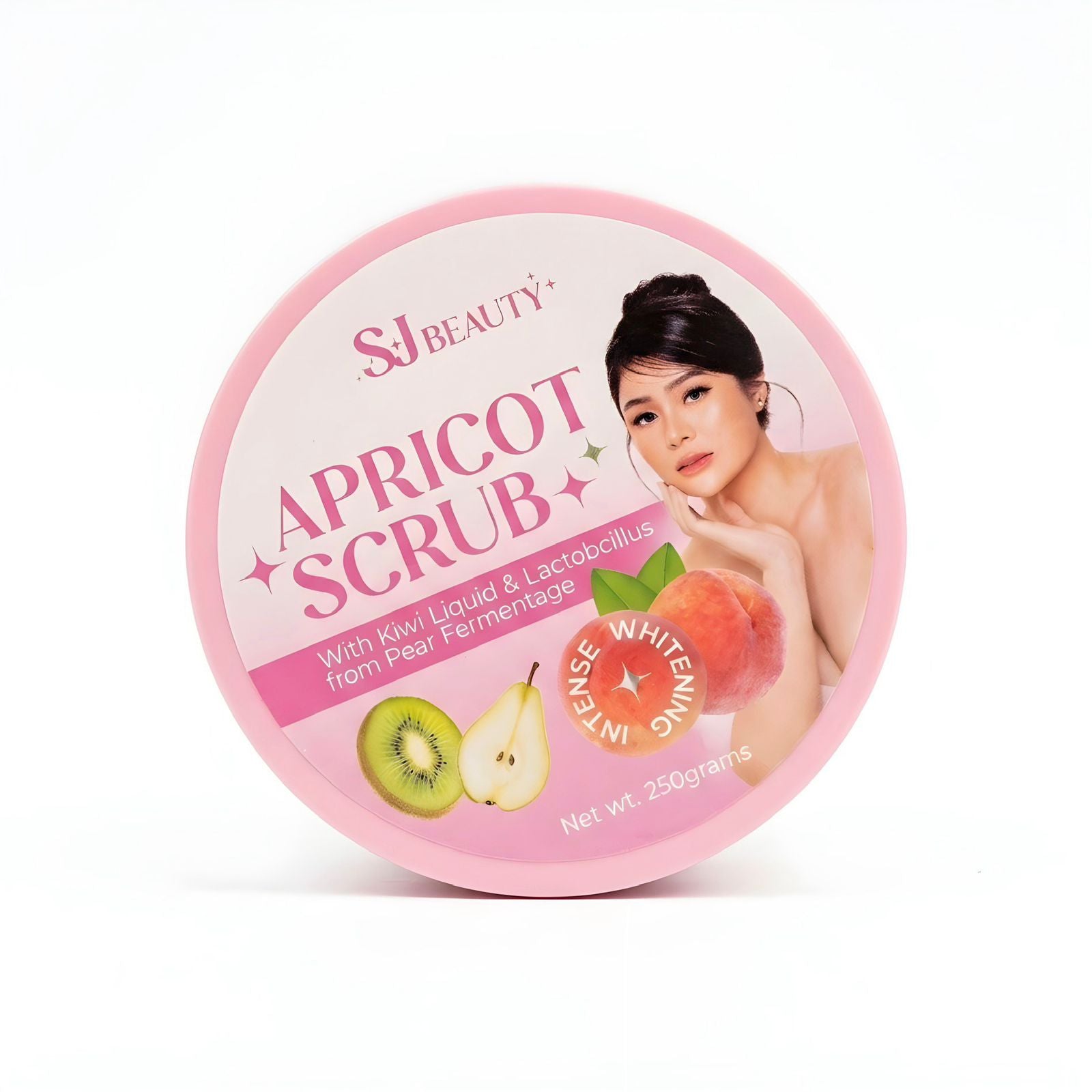 SJ BEAUTY+ Apricot Scrub – Intense Whitening & Exfoliating (250g)